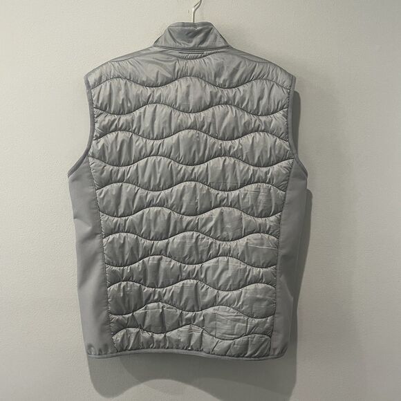 Brax Vest Men's 50R Gray Vito Brx Lab Outdoor Quilted Puffer Preppy - Picture 2 of 8